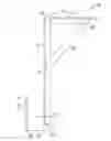 Fig. 01 - Pivoting center hanger for a grain stirring device