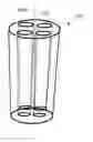 Fig. 01 - Roughly cylindrical sample containers having multiple reservoirs therein and being adapted for acoustic ejections