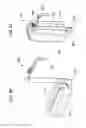 Fig. 35 - Side headrest with chin support and clamp