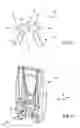 Fig. 05 - Assembly for an aircraft, comprising an engine attachment body equipped with at least one shackle support fitting that passes into the box section of the attachment pylon