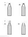 Fig. 01 - Bottles with means to prevent gushing