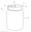 Fig. 01 - CONTAINER WITH A MOUNTABLE SCOOP