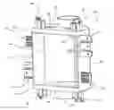 Fig. 01 - Plumbing outlet box with integrated mounting features