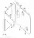 Fig. 01 - Suspended ceiling grid clip for securing an unopposed cross tee to a main runner