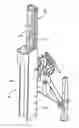 Fig. 01 - Post driver having reverse twisted spring assembly