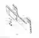 Fig. 04 - Hidden hinge and container, and hinge fixing structure therefor