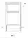 Fig. 02 - Draft guard for window assembly having seals and integral fins
