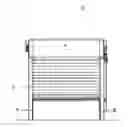 Fig. 01 - Overhead door with lintel seal interface assembly