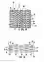Fig. 07 - INTERNAL COOLING SYSTEM WITH CORRUGATED INSERT FORMING NEARWALL COOLING CHANNELS FOR AIRFOIL USABLE IN A GAS TURBINE ENGINE