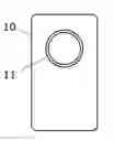 Fig. 01 - Mobile electronic device or device case with integrated earpiece storage