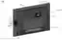 Fig. 01 - Display device housing and form-fitted configuration