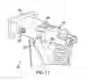 Fig. 12 - Dual-position quick-connect mount and adjustably tensioned stalk stomper