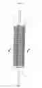 Fig. 03 - Rotating perforated suction cylinder for leaf removal from plants and the leaf stripping heads provided with such a cylinder
