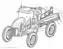 Fig. 01 - Pivot hinge boom spray system