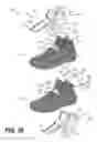 Fig. 23 - Article of footwear having multiple braided structures