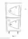 Fig. 02 - Heating and cooling system for a food storage cabinet