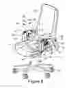Fig. 07 - Dynamically balanced seat assembly having independently and arcuately movable backrest and method