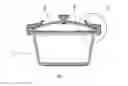 Fig. 04 - Slow cooker and locking assembly