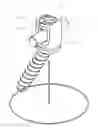 Fig. 01 - Spring clip-bottom loading polyaxial ball and socket fastener