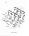 Fig. 02 - Seating Arrangement, Seat Unit, Tray Table and Seating System
