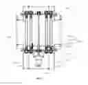 Fig. 33 - Apparatus for treating ballast water with ultraviolet rays, having square cross-section