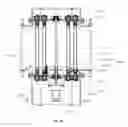 Fig. 37 - Apparatus for treating ballast water with ultraviolet rays, having square cross-section