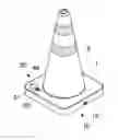 Fig. 01 - Traffic cone having alarm function