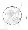 Fig. 09 - Snow blower with a securing mechanism for a rotating drum