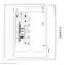 Fig. 64 - Battery compartment for an HVAC controller