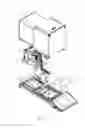 Fig. 02 - AUTOMATIC DOOR OPENING MECHANISM OF AN ANALYTICAL BALANCE'S WEIGHING CHAMBER