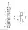 Fig. 34 - Composite RF current attenuator for a medical lead