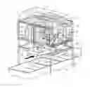 Fig. 01 - Device for washing containers for transporting live poultry
