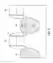 Fig. 13 - Embedded source or drain region of transistor with downward tapered region under facet region