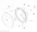 Fig. 01 - Magnetically Mounted Shower Mirror