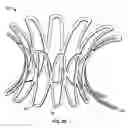 Fig. 17 - Collapsible-expandable prosthetic heart valves with structures for clamping native tissue