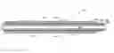 Fig. 01 - Crescent channel dye flow enabled guide catheters