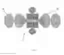Fig. 10 - Low volume micro satellite with flexible winded panels expandable after launch