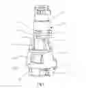 Fig. 02 - Closing device including intertwined sliding cage and gripping part