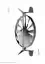 Fig. 24 - Wind turbine with automatic tilting frame for unloading damaging winds encountered by wind turbines