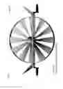 Fig. 25 - Wind turbine with automatic tilting frame for unloading damaging winds encountered by wind turbines