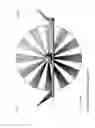 Fig. 26 - Wind turbine with automatic tilting frame for unloading damaging winds encountered by wind turbines