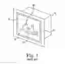 Fig. 02 - FIREPLACE HEAT SHIELD AND METHODS FOR PASSIVELY COOLING FIREPLACE GLASS AND HEATING AMBIENT SPACE