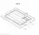 Fig. 04 - INDUCTION HEATING RANGE WITH STRUCTURE FOR INSULATING UPPER PLATE USING BLANKET AND INORGANIC PARTICLE