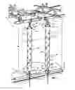 Fig. 04 - Light-weight modular adjustable vertical hydroponic growing system and method