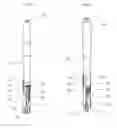 Fig. 04 - Slide type writing tool having device for preventing dryness
