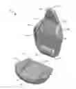 Fig. 01 - ROTOMOLDED SEAT