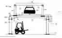 Fig. 01 - Overhead conveying device having column gantries