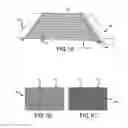 Fig. 02 - Self-Supporting Bi-Directional Corrugated Mesh Leaf Preclusion Device