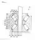 Fig. 10 - Roller bearing, retainer segment of roller bearing for supporting main shaft of wind-power generator