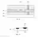 Fig. 06 - Double mirror structure for wavelength division multiplexing with polymer waveguides